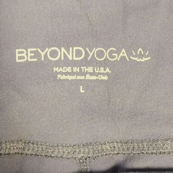 Beyond Yoga Purple High Waist Lace Up back Detailing Leggings Large - Picture 12 of 14